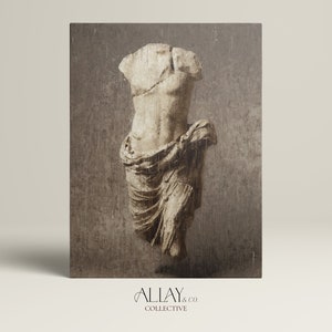 Ancient Greece Statue | Male Torso Statue | Rome Statue | Bust Statue | Aphrodite Greek Mythology Wall Art | Vintage Print | Printable 102
