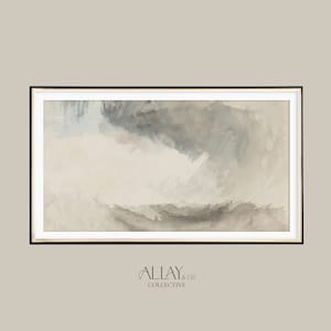 Samsung Frame TV Art | Abstract Print Painting | Neutral Abstract Wall Art | Vintage Wall Art | Mid Century Abstract | FRAME TV 09