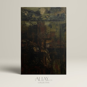 Moody Abstract Wall Art | Abstract Painting | Abstract Print | Abstract Wall Art | Vintage Wall Art | Mid Century Abstract | PRINTABLE 40