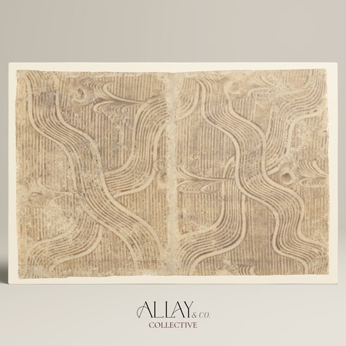 Vintage Abstract Wall Art Mid Century Abstract Etsy