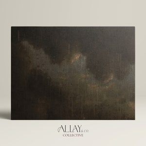Cloud Study | Abstract Wall Art | Moody Cloud Study | Vintage Cloud ...