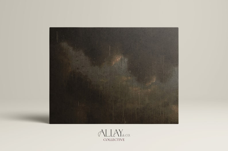 Cloud Study | Abstract Wall Art | Moody Cloud Study | Vintage Cloud ...