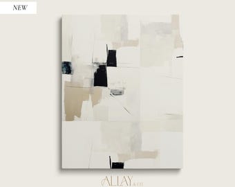 Neutral Abstract Print | Modern Contemporary Abstract | Classic Abstract Wall Art | Modern Printable Art | Scandinavian Abstract Art | 608