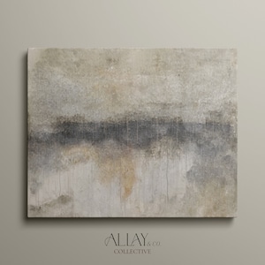 Seascape Abstract Painting | Neutral Abstract Wall Art | Abstract Wall Art | Vintage Wall Art | Mid Century Abstract | PRINTABLE 131