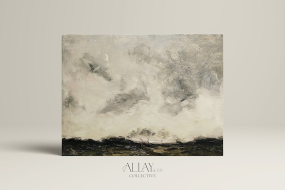 Moody Landscape Painting | Moody Vintage Print | Vintage Digital Landscape | Vintage Printable | Vintage Landscape Print | PRINTABLE 13