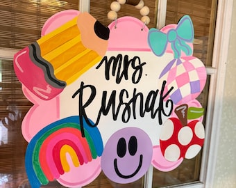 Colgador de puerta para profesores