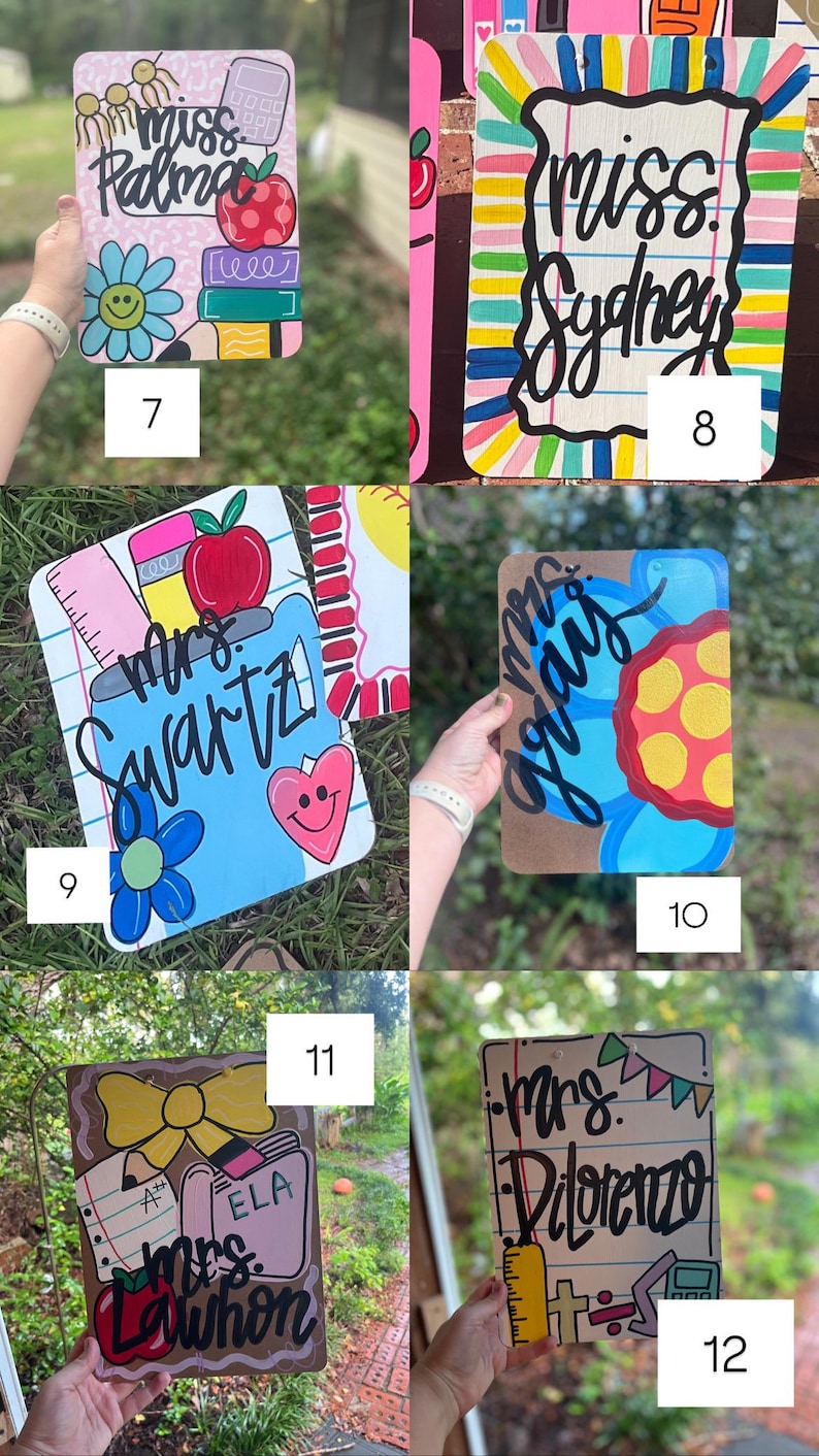 Portapapeles personalizado para profesores imagen 3