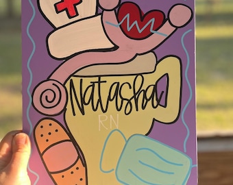 Portapapeles de enfermera personalizado