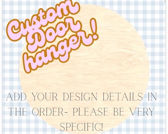 Colgador de puerta personalizado