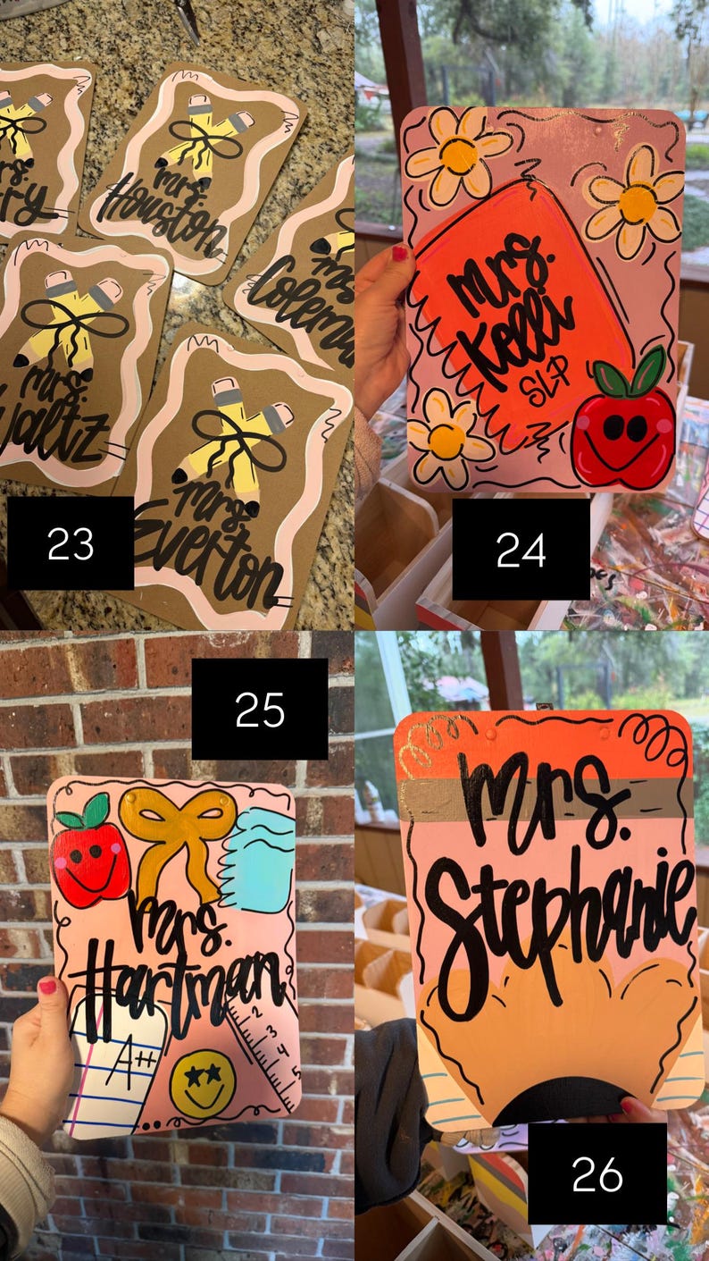 Portapapeles personalizado para profesores imagen 6