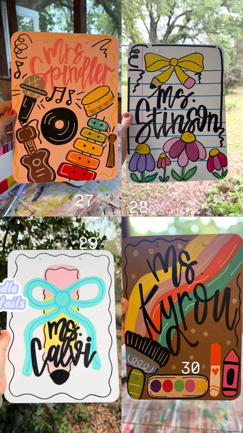 Portapapeles personalizado para profesores imagen 7