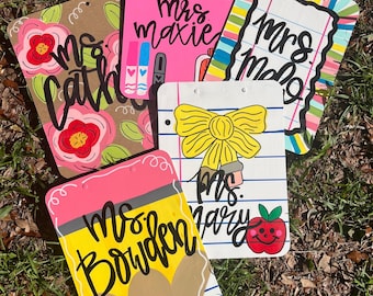 Personalized teacher clipboard