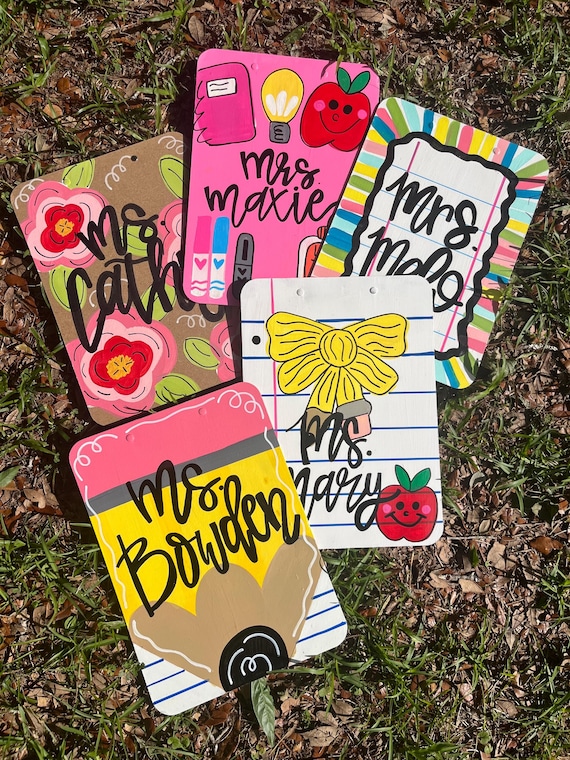 Personalized teacher clipboard