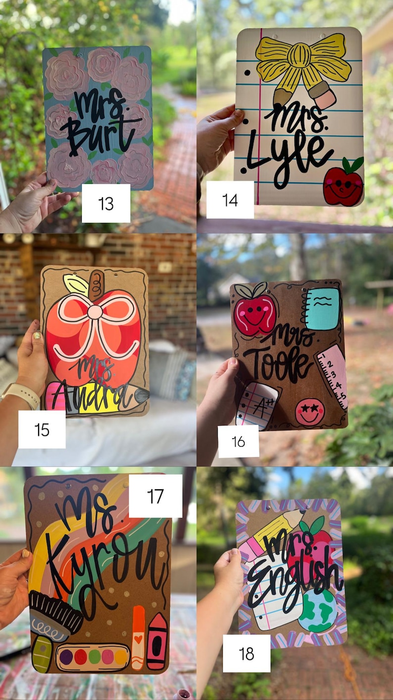 Portapapeles personalizado para profesores imagen 4