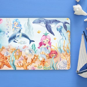 Mermaid Laptop Skin Notebook Vinyl Decal voor Dell HP Lenovo Asus Chromebook Acer Inspiron Laptop Universal Skin Cover Sticker Laptop LF111
