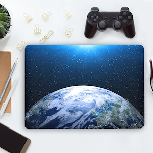 Space Laptop Skin Notebook Planet Earth Vinyl Decal  Dell Hp Lenovo Asus Chromebook Acer Universal Skin Cover Sticker Laptop Galaxy RK30