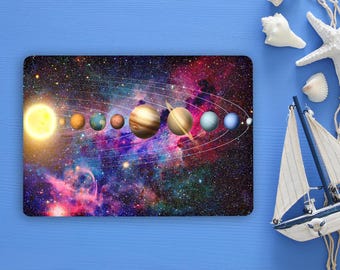 Solar System Space Laptop Skin Notebook Vinyl Decal Galaxy Dell Hp Lenovo Asus Chromebook Acer Universal Skin Cover Sticker Laptop Any RK124