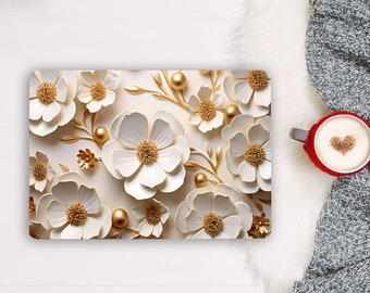 Flower 3D Composition Laptop Skin Vinyl Decal  Notebook HP Dell Lenovo Asus Chromebook Acer Asus Inspiron Laptop Universal Floral Skin LF124