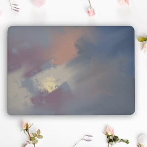 Blue Ombre Laptop Skin, Splash Notebook Vinyl Decal, Dell Lenovo HP Asus Chromebook Acer Laptop Universal Cover Sticker Laptop Custom RK271