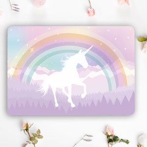 Rainbow and Unicorn Laptop Sticker for Girls Vinyl Laptop Decal for Dell Lenovo Asus Chromebook Acer Universal Laptop  Sticker Skin RK343