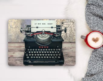 Dark  Typewriter Laptop Skin - Notebook Vinyl Decal - Dell Hp Lenovo Asus Chromebook Acer - Universal Cover Sticker Any Laptop LF154