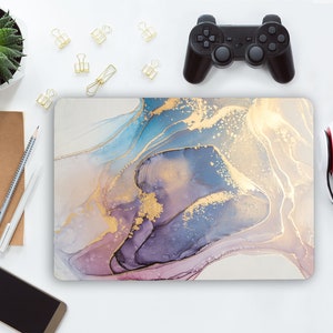 Colorful  Marble Laptop Skin Not Metallic Universal Notebook Vinyl Decal Lenovo Asus Chromebook Acer  Dell Universal Laptop Sticker  RK528