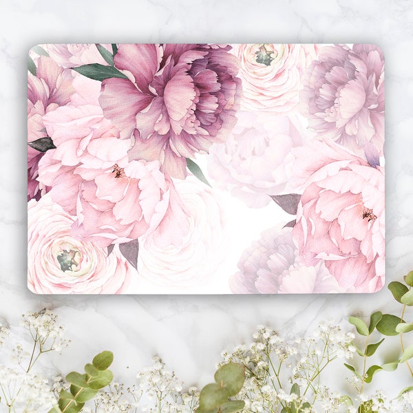 Flowers Peonies  Skin Vinyl Decal  Notebook HP Dell Lenovo Asus Chromebook Acer Asus Inspiron Laptop Universal Skin Cover LF43
