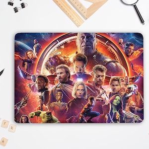 Avengers Laptop Skin Notebook Marvel Comics Vinyl Decal Dell Lenovo Asus Chromebook Acer Universal Skin Cover Sticker Laptop Iron Man RK120