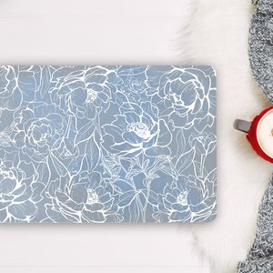 Peonies Vinyl Laptop Sticker For Dell HP Lenovo Asus Chromebook Acer Universal Laptop Case Sticker Emerald Notebook RK338