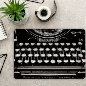 Dark  Typewriter Laptop Skin - Notebook Vinyl Decal - Dell Hp Lenovo Asus Chromebook Acer - Universal Cover Sticker Any Laptop LF2