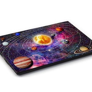 Rainbow Galaxy Laptop Skin Notebook, Solar System Vinyl Decal Dell Hp Lenovo Asus Chromebook Acer Universal Skin Cover Sticker Laptop RK707