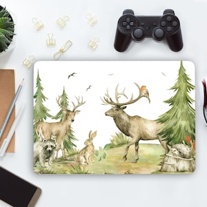 Forest Animals Vinyl Laptop Sticker voor Kinderen Dell Lenovo Asus Chromebook Laptop Acer Laptop Universal Skin Sticker RK96 Laptop Sticker LF112