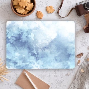 Ombre Blue Aquacolor Skin Custom Notebook Vinyl Decal Dell Lenovo Asus Chromebook Acer HP Inspiron Laptop Universal Cover Sticker RK128