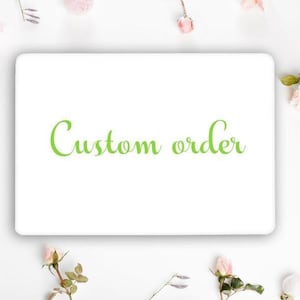 Custom Order. Any SIze Laptop Skin. Custom Notebook Vinyl Decal Dell Lenovo Asus Chromebook Acer Laptop Universal Skin Cover Custom image 1