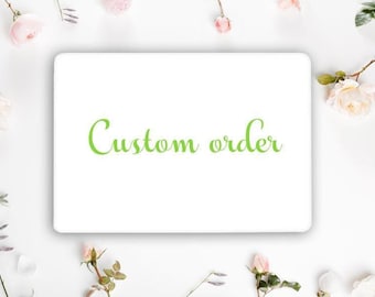 Custom Order. Any SIze Laptop Skin. Custom Notebook Vinyl Decal  Dell Lenovo Asus Chromebook Acer Laptop Universal Skin Cover Custom