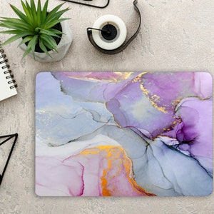 Pale Blue Marble Laptop Skin Not Metallic Vinyl Decal  Universal Notebook Lenovo Asus Chromebook Acer Universal Laptop  Laptop Sticker RK384