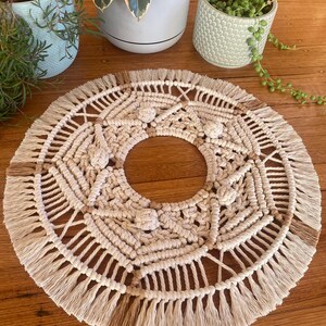 Macrame Pattern for a Two Toned Mandala, PDF File, Intermediate Skill ...