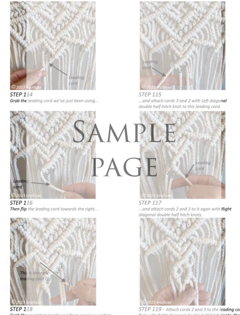 FREEBLOSS Kit di borse macramè per principianti con manico in legno borsa intrecciata a mano per donne donne boho borsa macramè kit macramè per adulti principianti