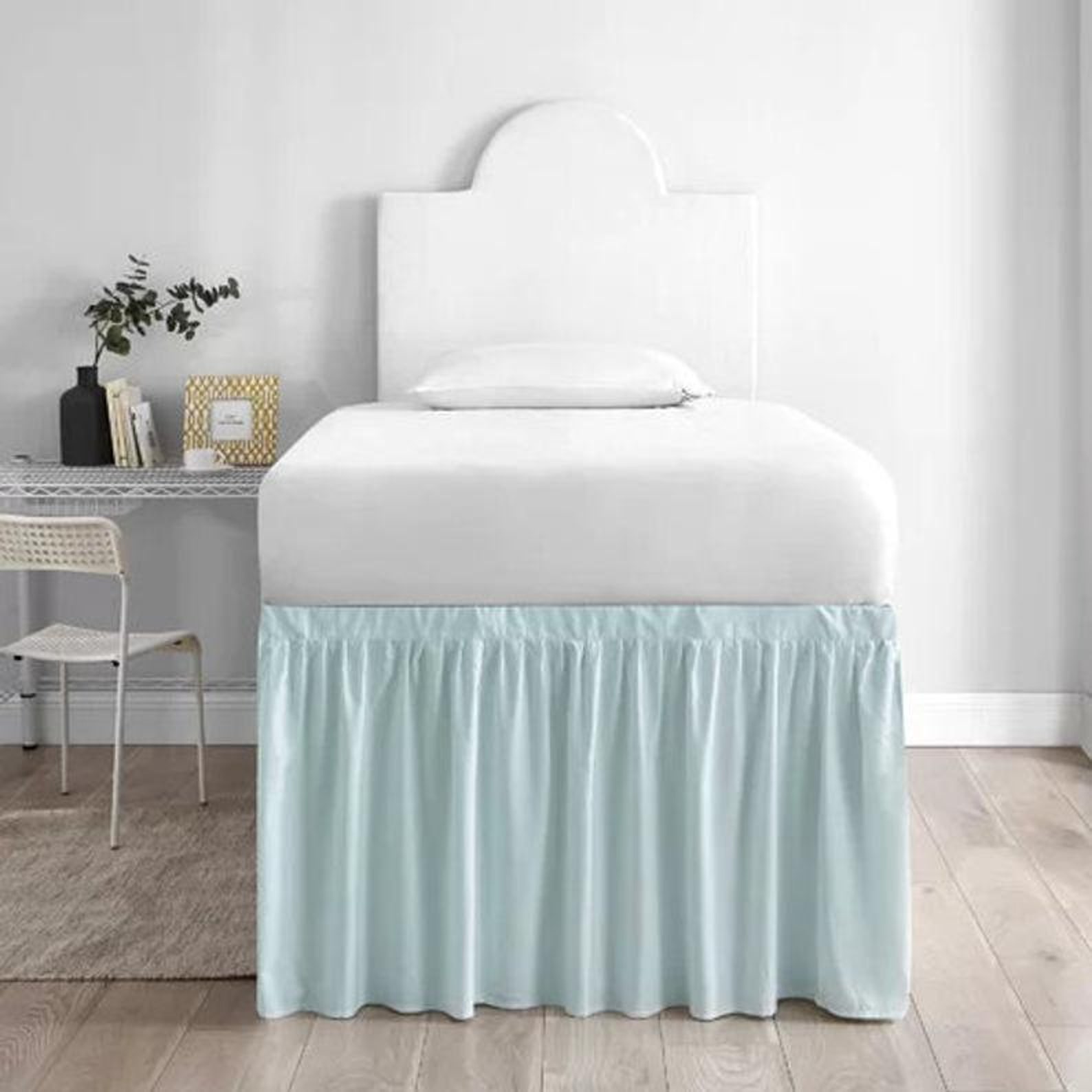 Dorm Sized Cotton Bed Skirt 39x80 Twin XL in Drop Etsy
