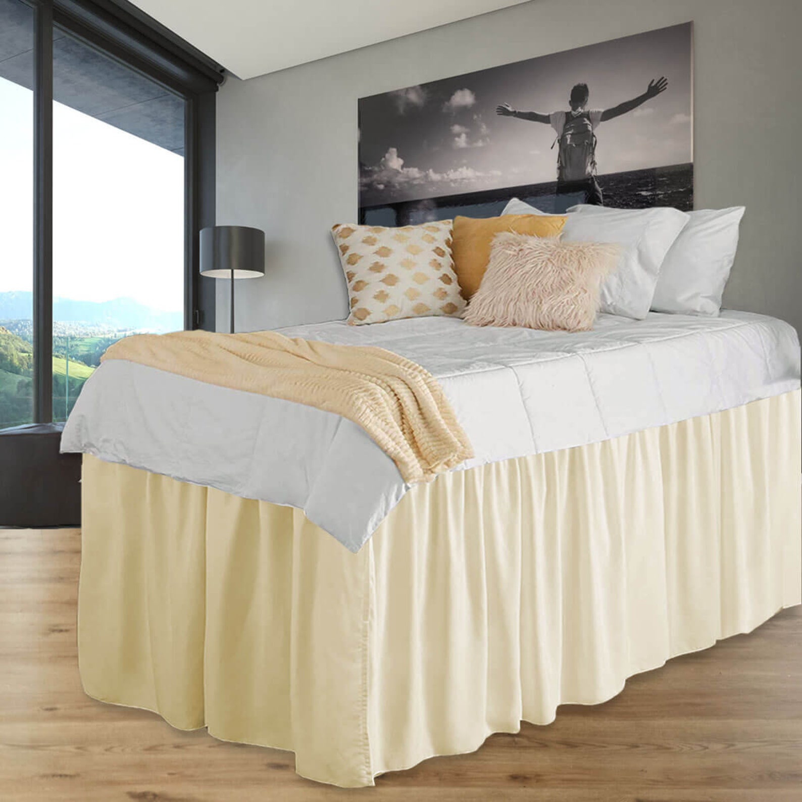 Dorm Sized Cotton Bed Skirt 39x80 Twin XL in Drop Etsy