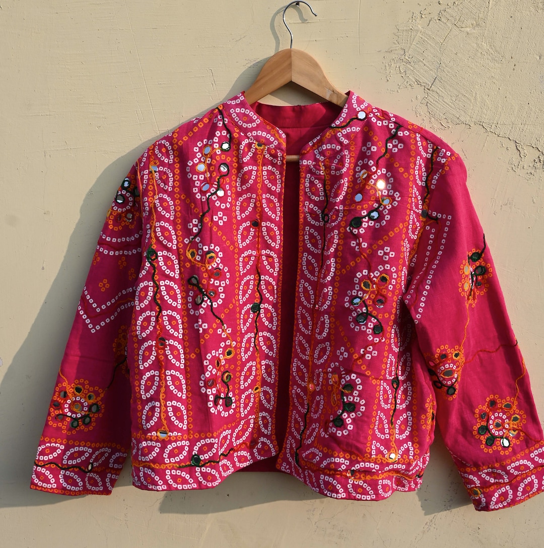 Cotton Jacket Vintage Coat Women Jacket Bohemian Jacket Ethnic Jacket