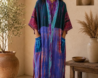 Kimono Robe For Women Crepe Silk Kimono Jacket