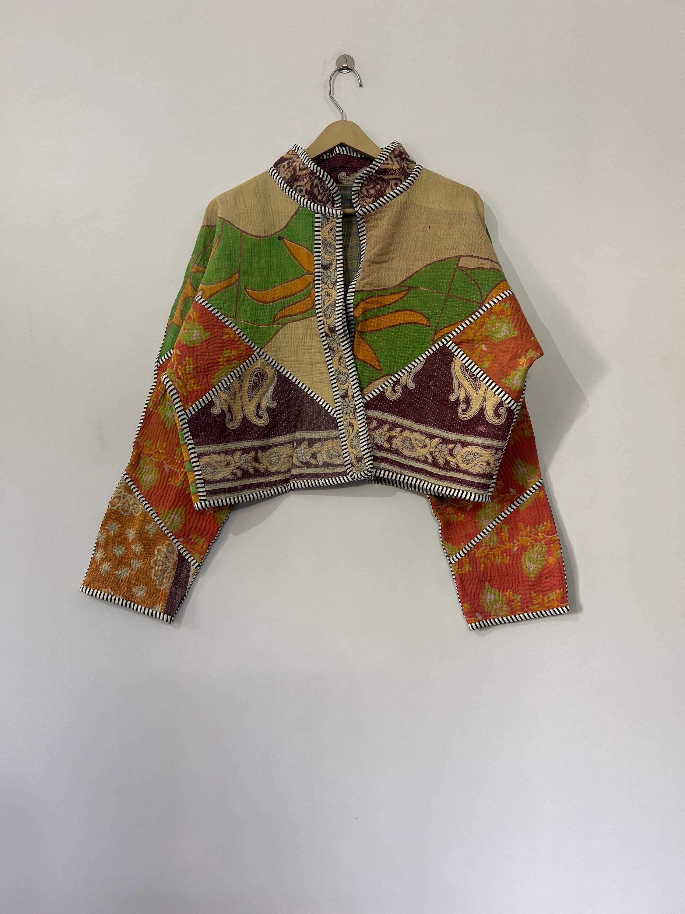 Threaded Pear Kiara Patchwork Oversize Shacket