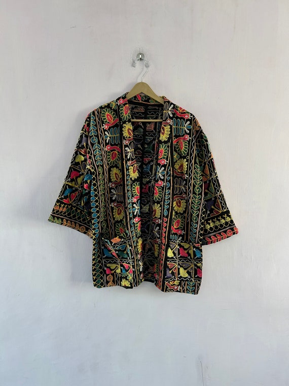 Vintage Embroidered Banjara Jacket Coat