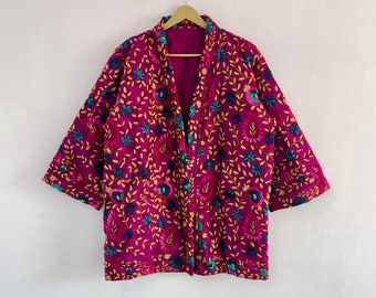 Veste indienne Manteau femme Veste bohème Veste traditionnelle Femme Veste Kotti Veste brodée