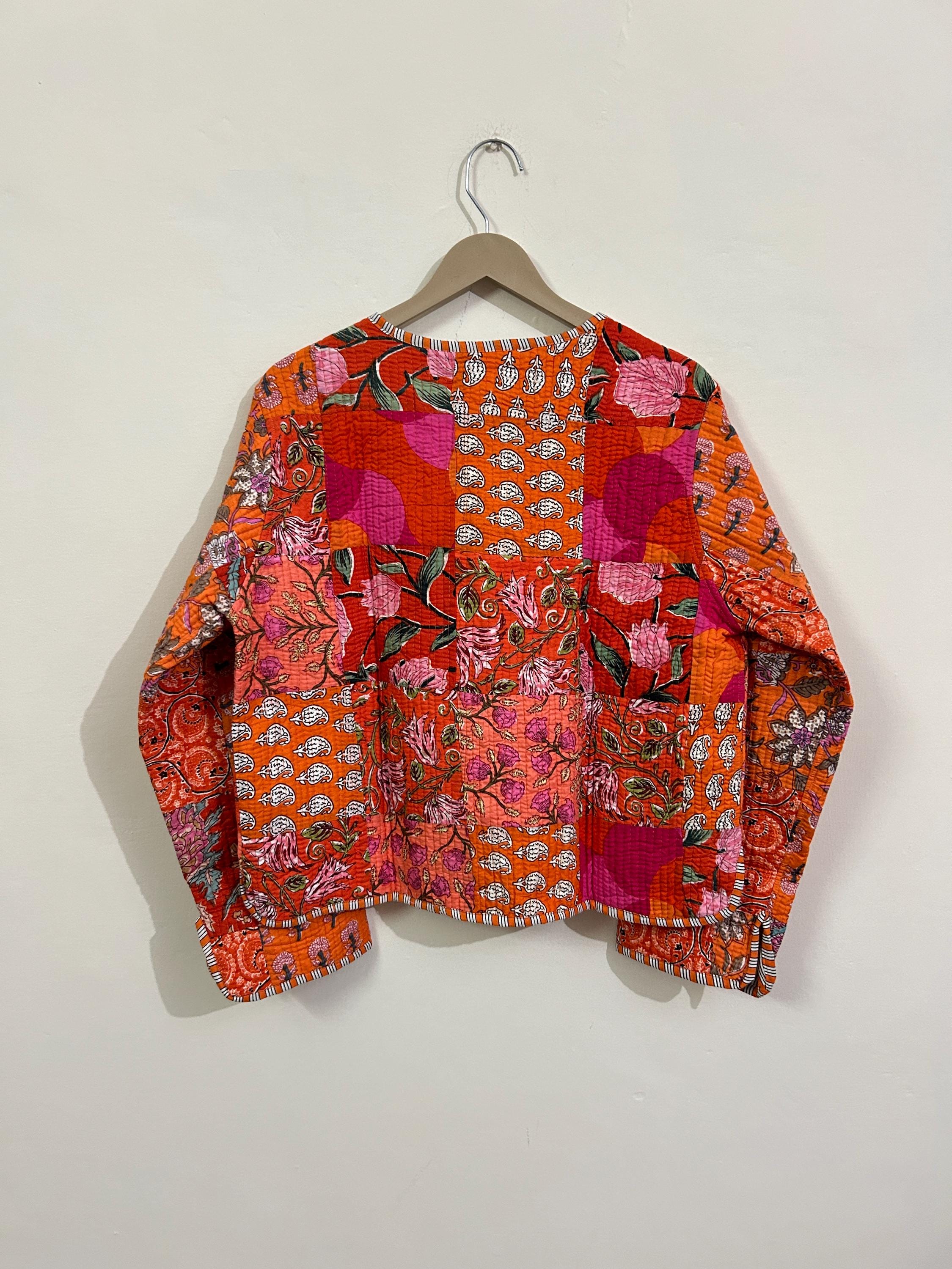 SHAKALOHA – Cardigan patchwork in lana colori colorati con cappuccio – M Patch NH Happy per uomo – Giacca di lana foderata in pile prodotta in Nepal, Happy Patchwork - Giacca lavorata
