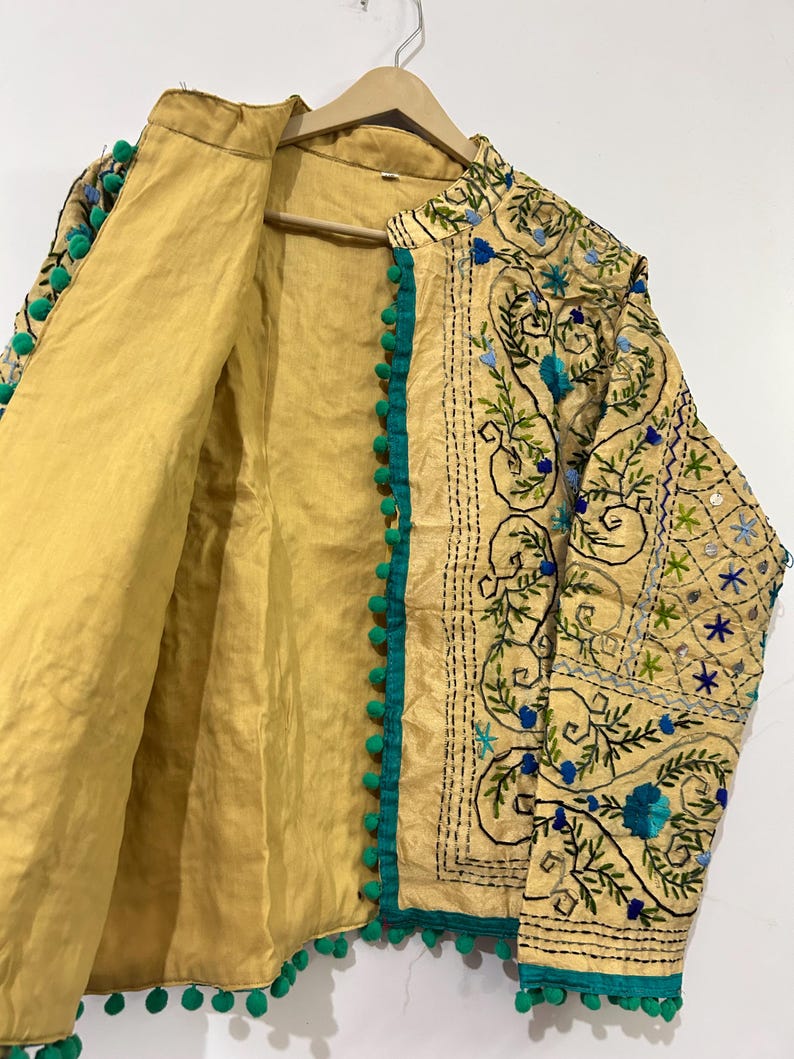Giacca Phulkari Ricamata A Mano Cappotto In Cotone Indiano Boho Etsy giacca-phulkari-ricamata-a-mano-cappotto-in-cotone-indiano-boho-etsy