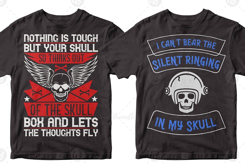 Download Skull T shirt design bundle Skull Svg BundleSkull Quotes | Etsy