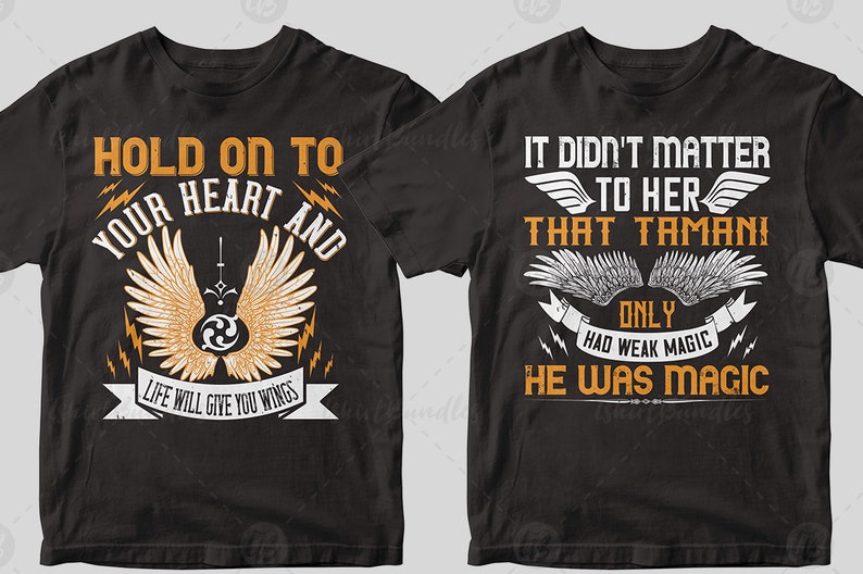 50 Wings Editable T-shirt Design Bundle Wings Shirt Wings | Etsy