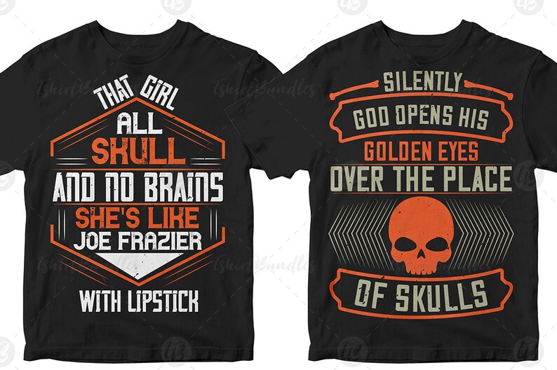 Download Skull T shirt design bundle Skull Svg BundleSkull Quotes | Etsy